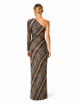 Ravello Prism One-Shoulder Gown