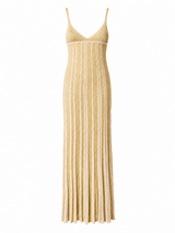 Valencia Gold Column Gown