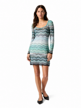 Capri Tide Chevron Mini Dress