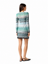 Capri Tide Chevron Mini Dress