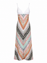 Paloma Mosaic Knit Maxi Dress