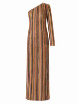 Sienna Ember One-Shoulder Gown