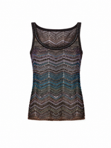 Astrid Chevron Embellished Top