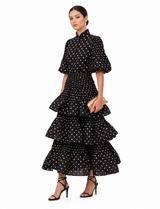 Noir Riviera Polka Skirt