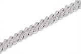 WHITE GOLD CUBAN CHAIN (13mm)