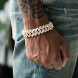 GOLD CUBAN CHAIN BRACELET (20mm)