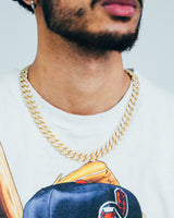 GOLD CUBAN CHAIN (13mm)