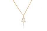 Gold Ankh Cross Necklace